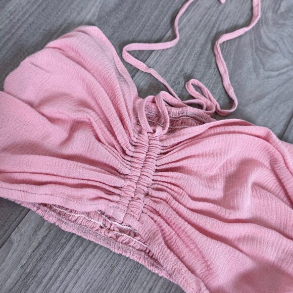 Pink Boho Skirt & Top Set - XS - Picture 3 of 4